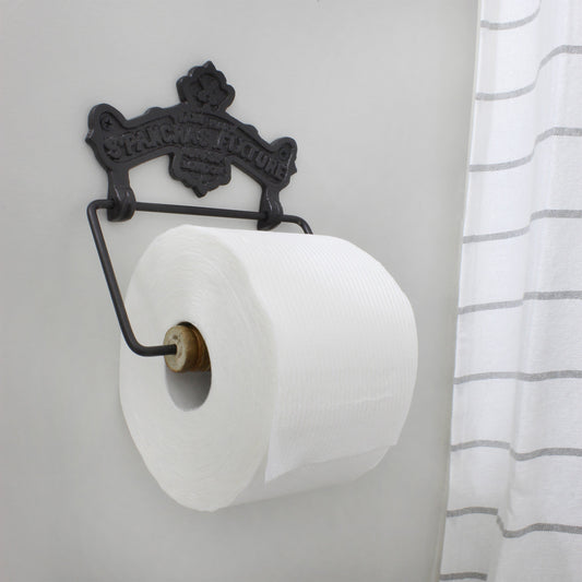 Farmhouse Cast Iron Toilet Paper Holder - trh55ah1TP