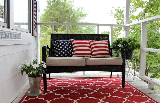 American Flag Pillow Covers (Set of 3, 16 x 16 Inch) - sh1456ah1FLAG