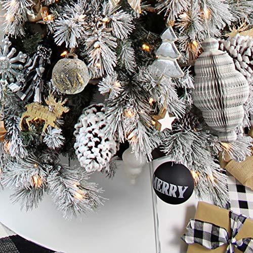 Farmhouse Ball Ornaments (Silver Gray, Case of 12) - SH_1467_CASE