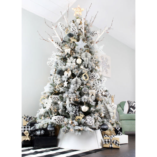 Galvanized Snowflake Ornaments (6-Pack) - sh1517ah1Flake