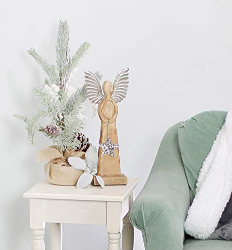 Wooden Angel Christmas Statue (Case of 12) - SH_1549_CASE