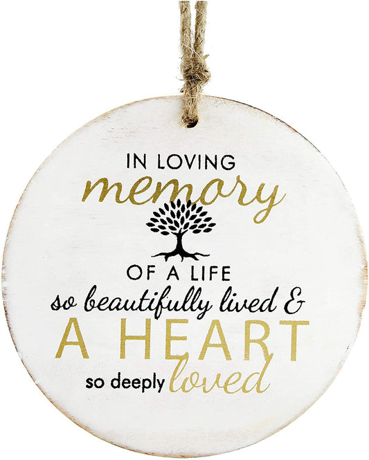 Round Memorial Christmas Ornament (1-Pack) - sh1594ah1TREE