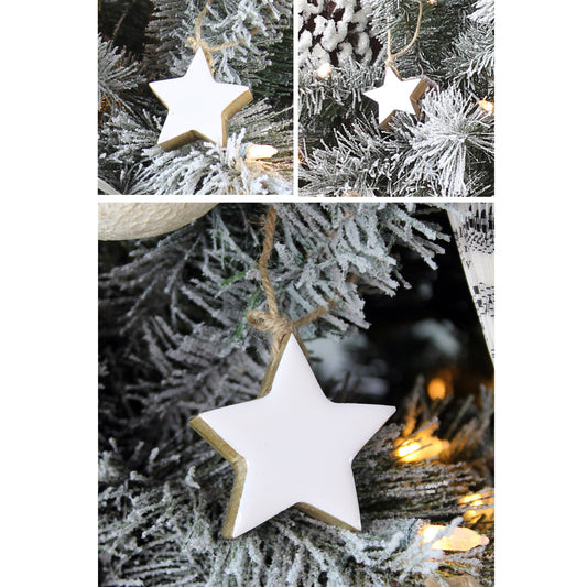 Farmhouse Star Ornaments (White, Case of 432) - SH_1565_CASE