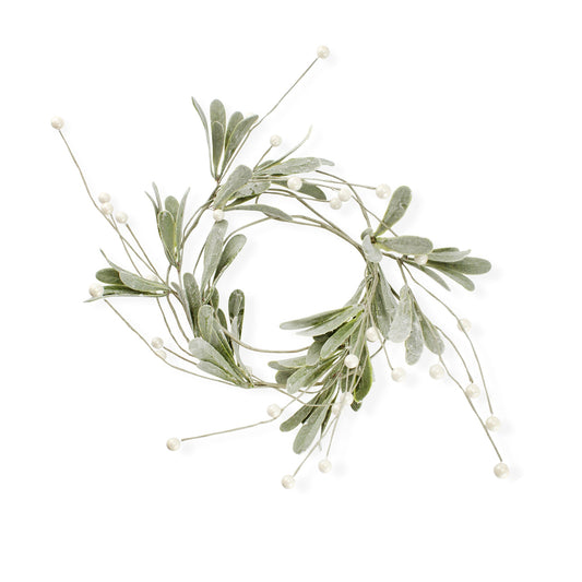 Snowy Lamb's Ear Garland (4-Foot) - sh1776ah1Lamb