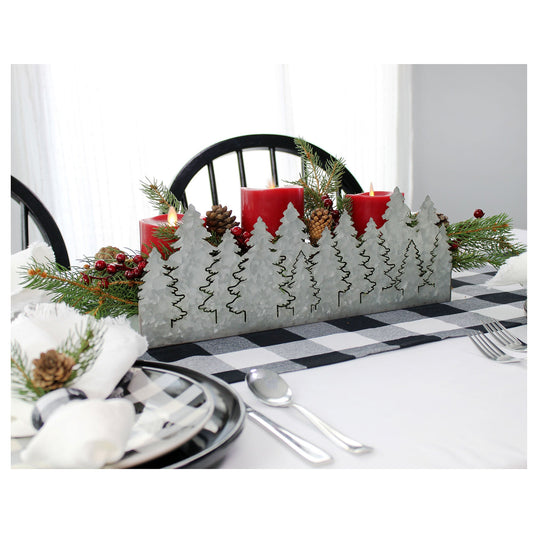 Christmas Tree Galvanized Tray (Case of 10) - SH_1613_CASE