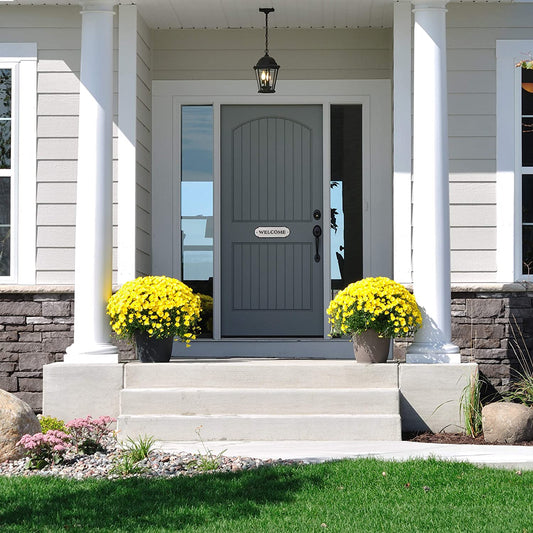 Cast Iron Welcome Sign; Rustic Farmhouse Metal Plaque (Case of 12) - SH_1632_CASE