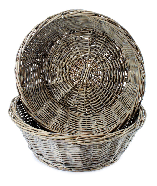 Round Bread Baskets (Gray, Case of 8) - SH_1652_CASE