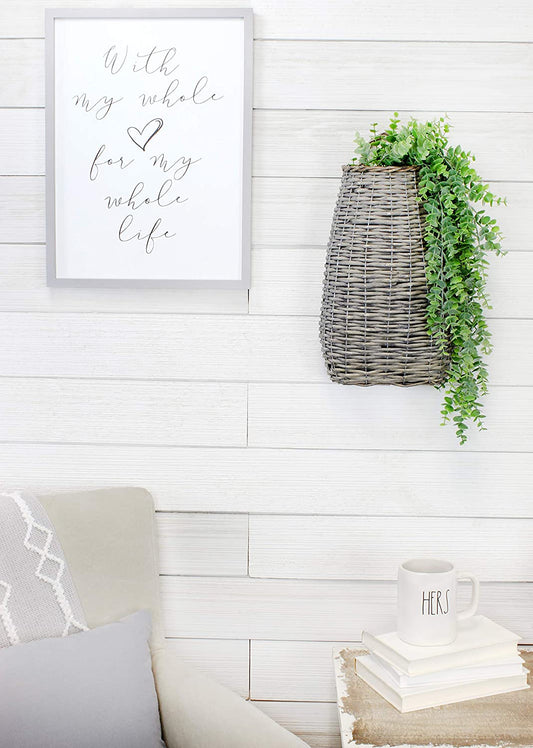 Wall Hanging Pocket Basket (Gray, Case of 4) - SH_1653_CASE