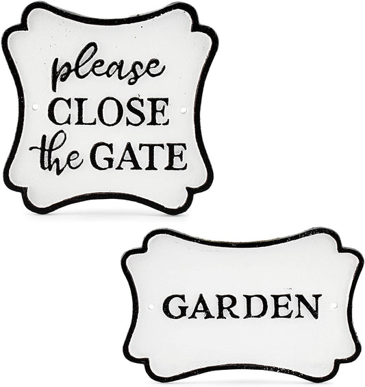 Garden Gate Cast Iron Signs (Case of 12) - SH_1684_CASE