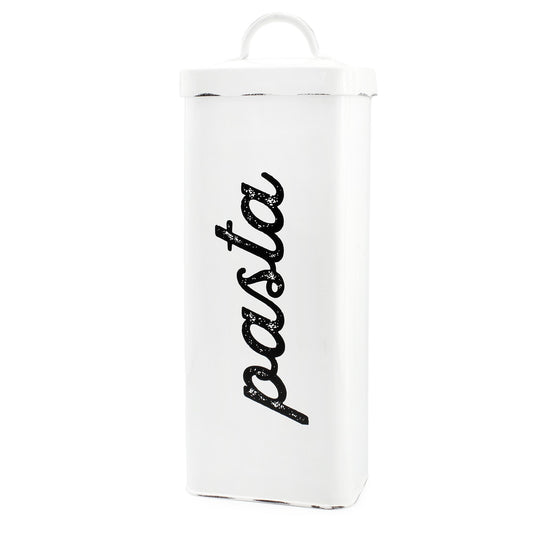 Rustic White Spaghetti Canister (Case of 24) - SH_1603_CASE