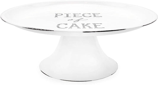 Rustic White Enamel Cake Stand (Case of 8) - SH_1611_CASE