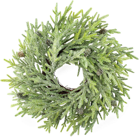 Artificial Christmas Wreath (15-Inch, Case of 6) - SH_1747_CASE