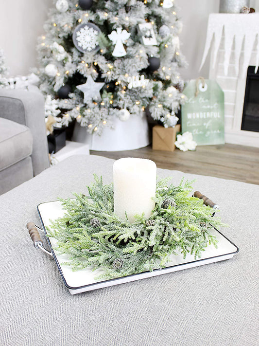 Artificial Christmas Wreaths (15-Inch, Case of 6) - SH_1748_CASE