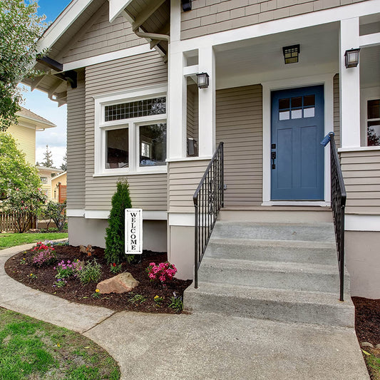 Metal Outdoor Welcome Sign (Case of 12) - SH_1754_CASE