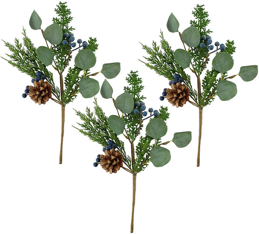 Blue Berry Greenery Picks (16-Inch, Case of 90) - SH_1763_CASE