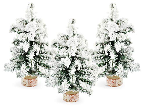 Mini Christmas Trees (10-Inch, Flocked, Case of 84) - SH_1756_CASE