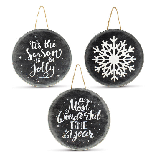 Chalkboard Sign Ornaments (Case of 12 Sets) - SH_1793_CASE