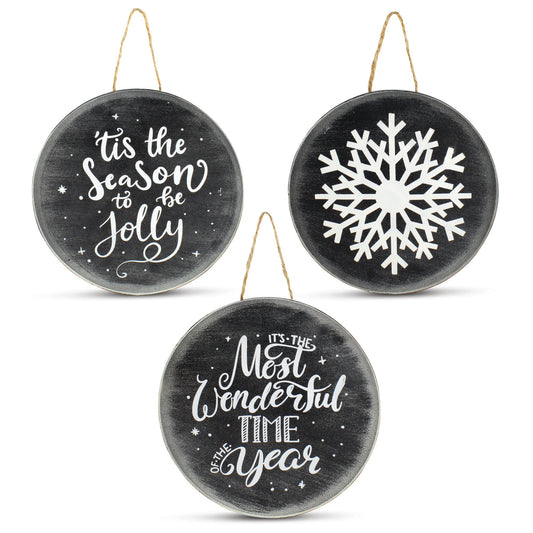 Chalkboard Sign Ornaments (3 Pack) - sh1793ah1Chalk