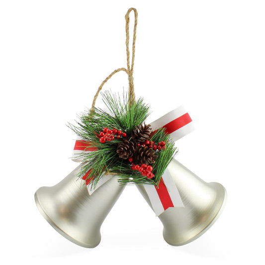 Wall Hanging Silver Bells (Case of 12) - SH_1824_CASE