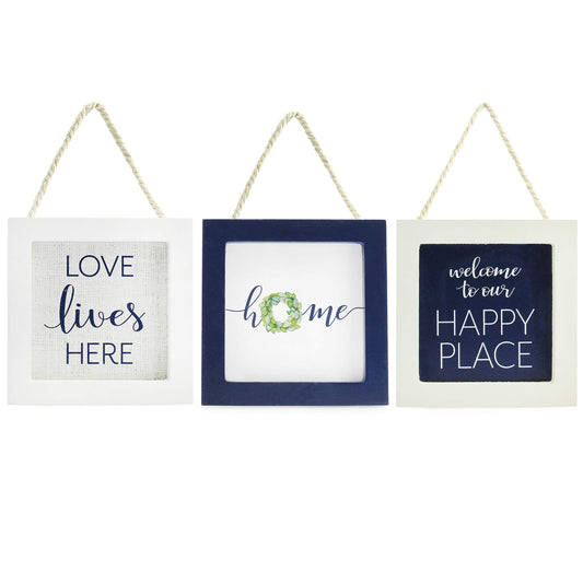 Tiered Tray Signs for Home (Set of 3) - sh1866ah1HOME