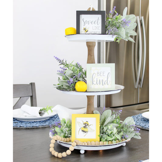 Spring Tiered Tray Signs (Case of 40 Sets) - SH_1867_CASE