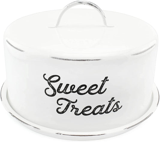 Enamelware White Cake Cover - sh1878ah1Cake