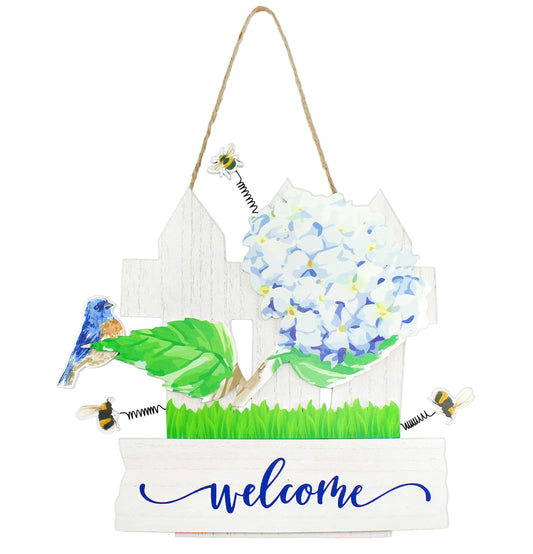 Spring Summer Wood Door Hanger (Case of 20) - SH_1917_CASE