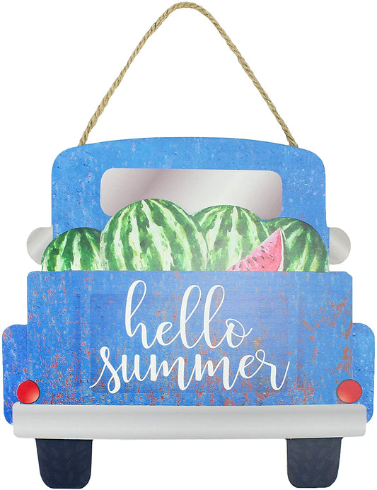 Hello Summer Door Sign, Rustic Farmhouse Sign (Case of 20) - SH_1942_CASE