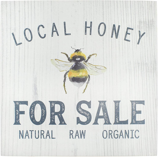 Honey Bee Rustic Sign: Honey for Sale - sh1946ah1HONEY