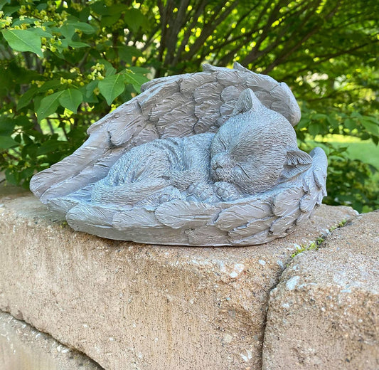 Angel Cat Memorial Statue - sh1964ah1CAT