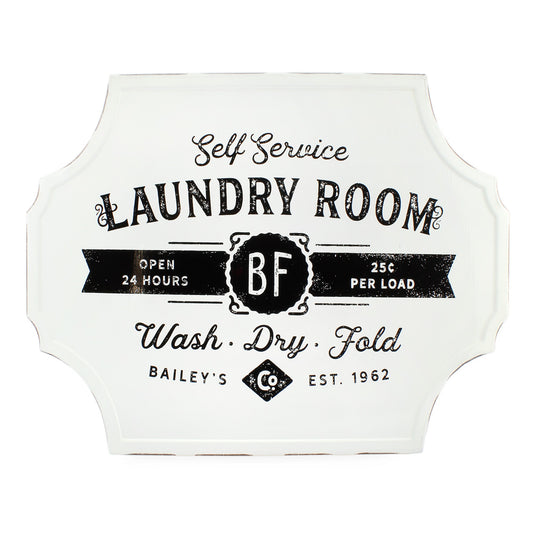 Rustic Laundry Room Sign (Case of 12) - SH_1953_CASE
