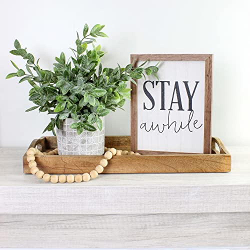 Rustic Wood Serving Trays (Set of 2) - sh1939ah1