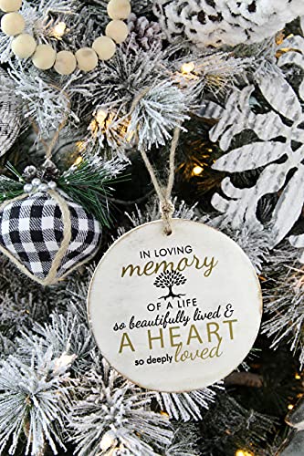Round Memorial Christmas Ornaments (Case of 72) - SH_1993_CASE