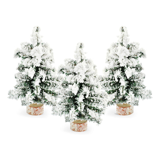 Mini Christmas Trees (8-Inch, Flocked, Case of 84) - SH_1998_CASE