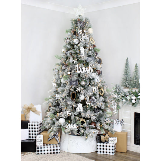 White Reindeer Christmas Ornaments (Case of 600) - SH_2005_CASE