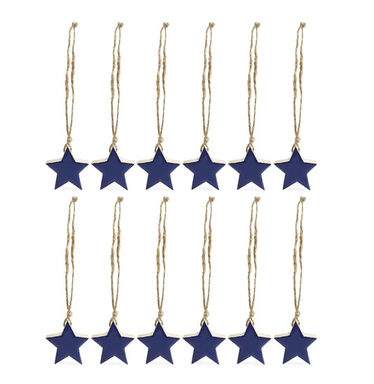 Farmhouse Star Ornaments (Blue, Case of 720) - SH_2046_CASE