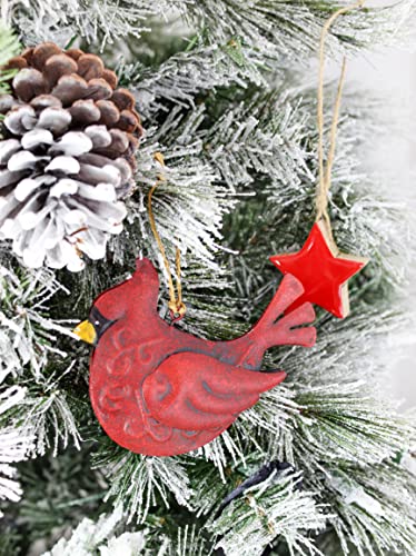 Metal Cardinal Christmas Ornaments (Case of 33) - SH_2034_CASE