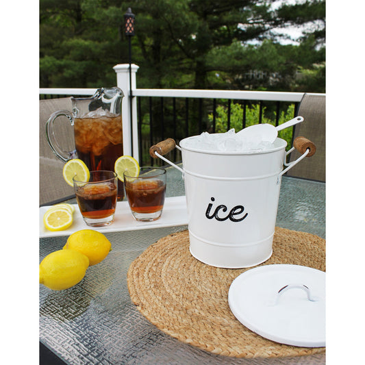 Rustic Enamelware Ice Bucket (Case of 8) - SH_2025_CASE