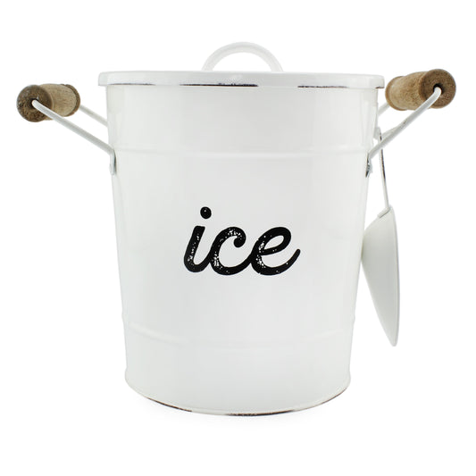 Rustic Enamelware Ice Bucket (Case of 8) - SH_2025_CASE