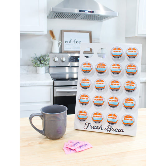 Enamelware Coffee Pod Stand (White, Case of 8) - SH_2128_CASE