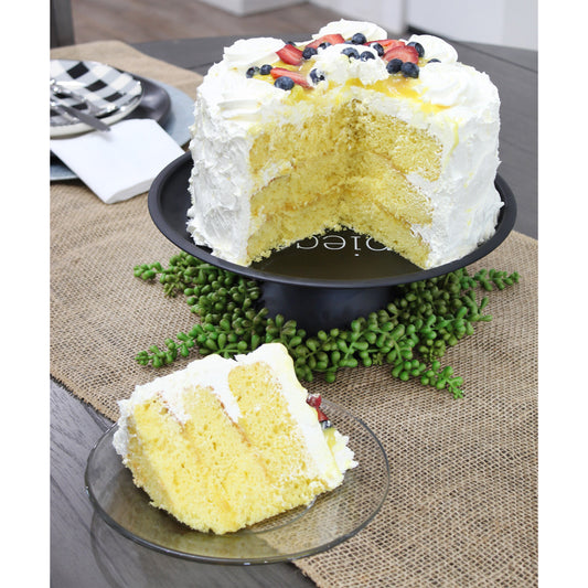 Enamelware Black Cake Stand (Case of 4) - SH_ 2144_CASE