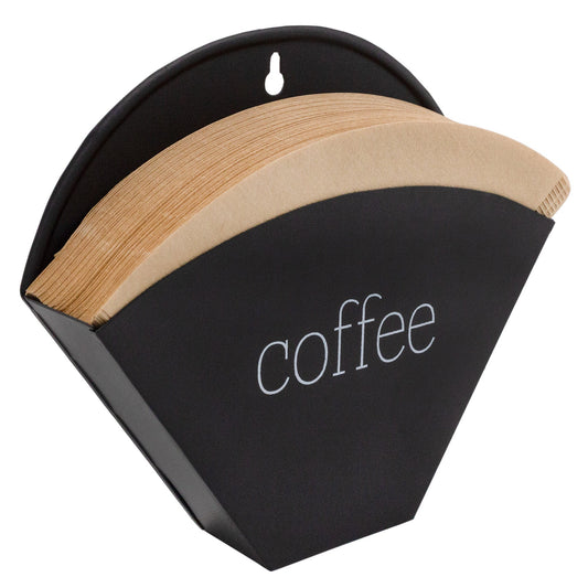 Enamelware Cone Coffee Filter Holder (Black) - sh2176ah1