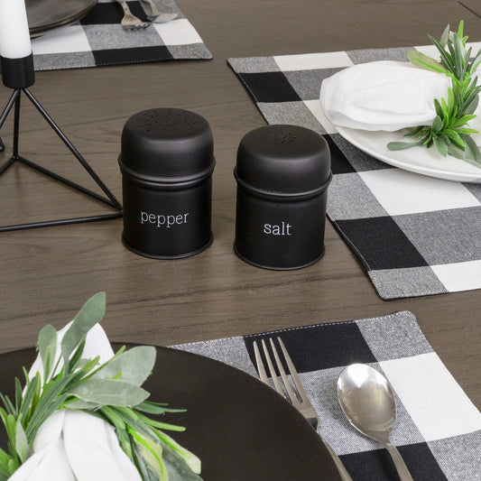Salt and Pepper Shaker Set (Black)