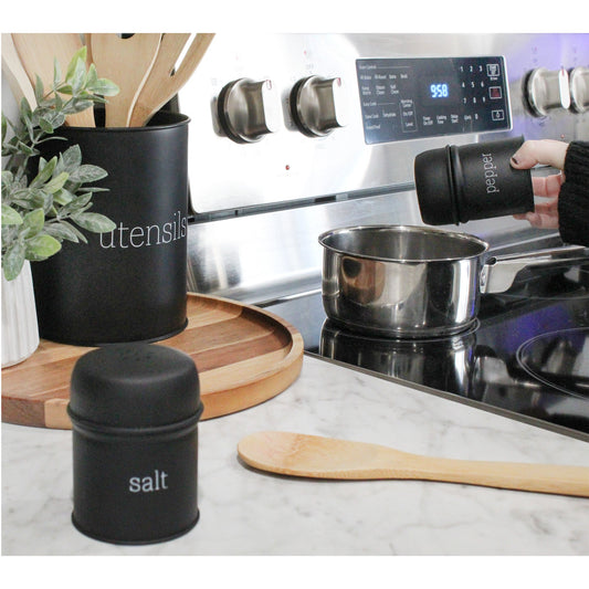 Salt and Pepper Shaker Set (Black, Case of 30) - SH_2181_CASE