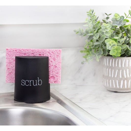 Black Enamel Sponge Holder (Case of 18) - SH_2184_CASE