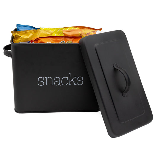 Black Enamel Snack Bin (Case of 6) - SH_2189_CASE