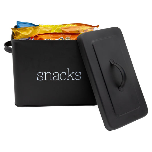 Black Enamel Snack Bin - sh2189ah1