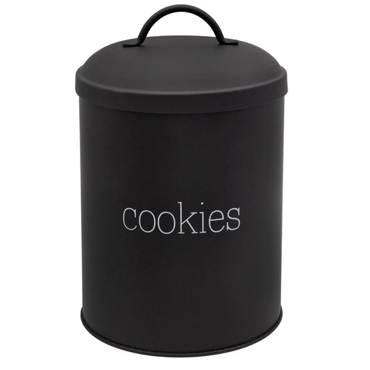 Black Enamelware Cookie Jar - sh2192ah1