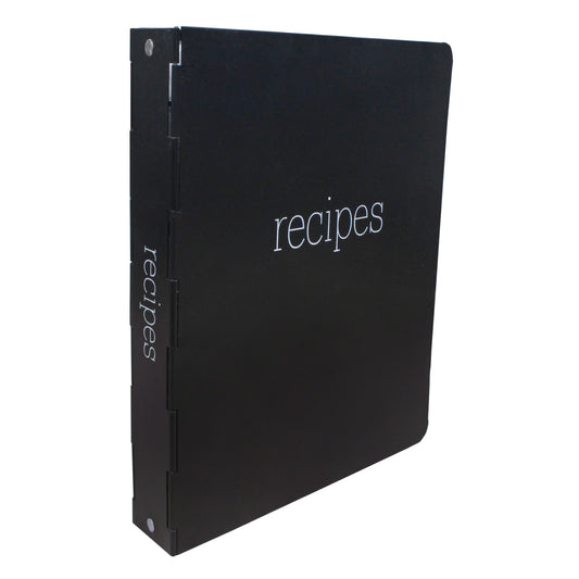 Farmhouse Cookbook Recipe Binder (Black, Case of 8) - SH_2193_CASE