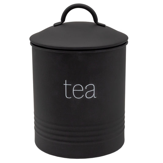 Enamelware Black Tea Canister (Case of 12) - SH_2202_CASE